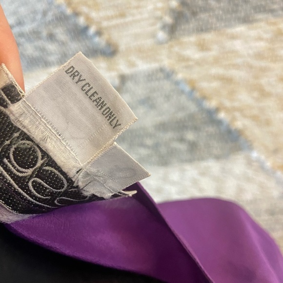 Vintage Classix Short Sleeve Purple Silk Blouse Small - Picture 13 of 13